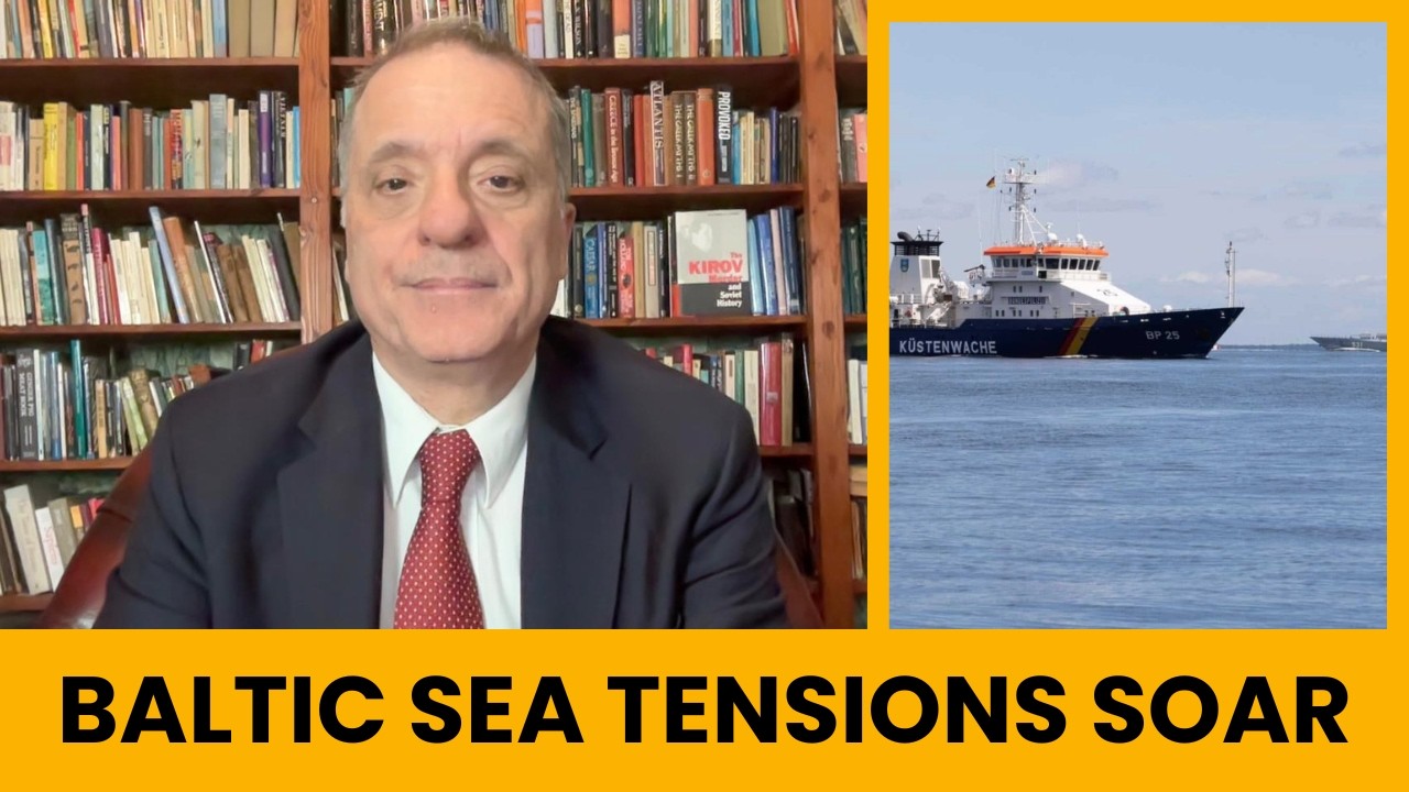 Russian Warship Warns Off German Ship Russia Defends Belarus Baltic Tensions Soar; Medvedev In Iran