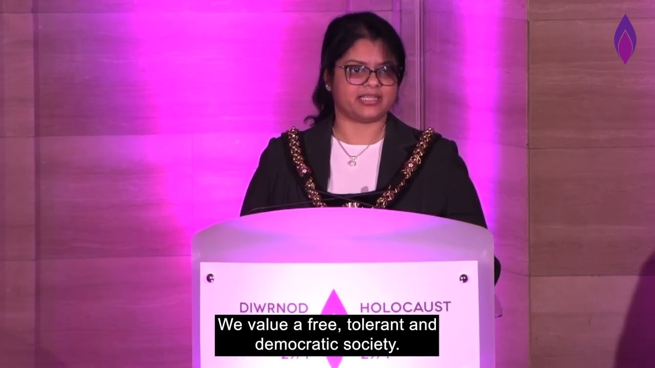 Wales Holocaust Memorial Day Ceremony 2024