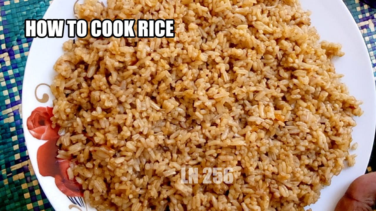 How to Cook Rice Cook Rice Ugandan Style Tuyige Okufumba Omukyele Mubwangu