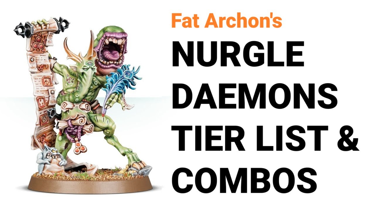 Ranking the BEST Nurgle Daemons & Combos in 10th Edition 40k | Chaos Daemons Tier List