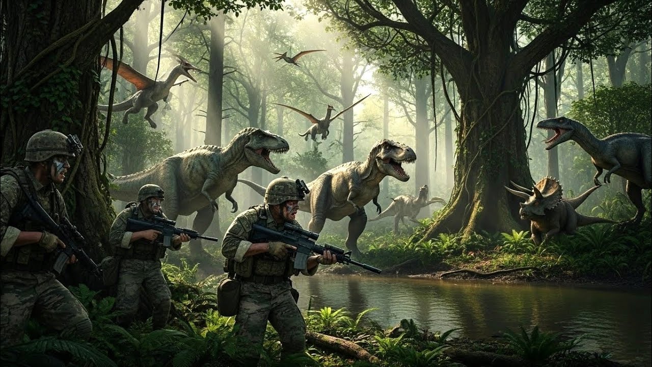 King Kong & Special Forces vs Dinosaurs | EPIC Battle | Cinematic Film