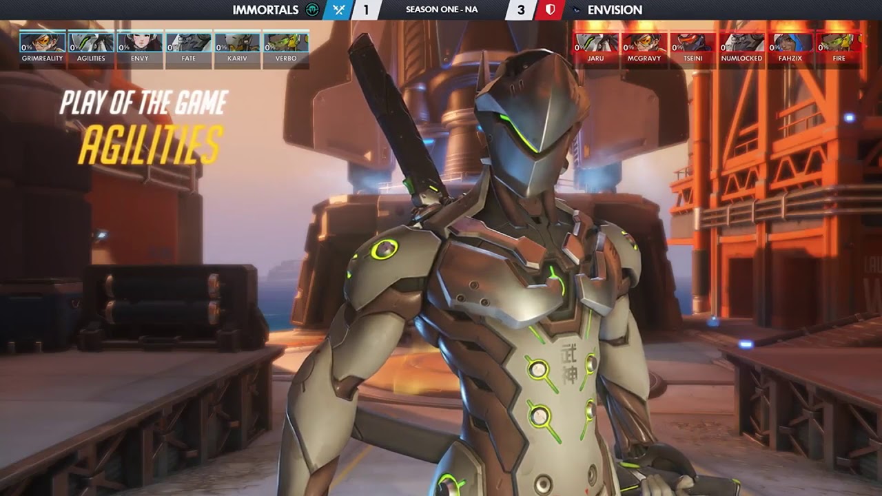 Agilities Best Pro Genji Player-Sextuple Kills World Cup 2017-Overwatch Montage