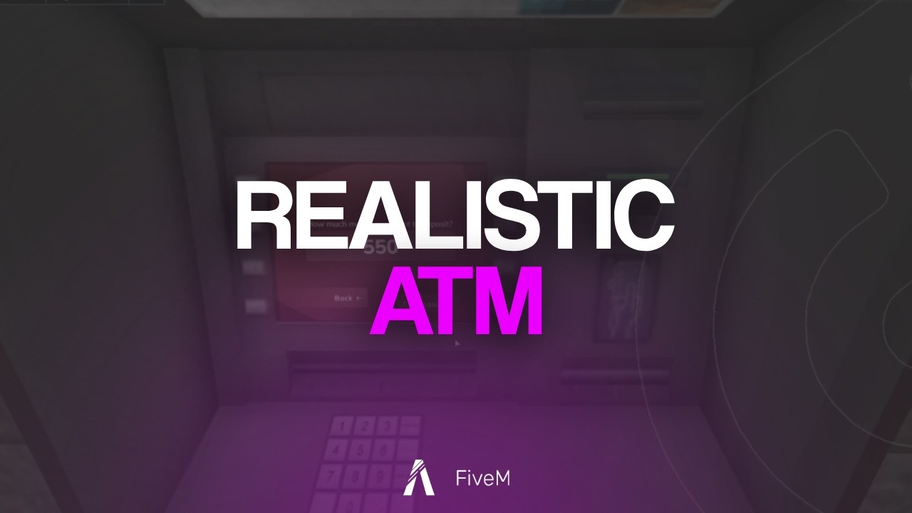 [QB][ESX] FiveM - Realistic ATM