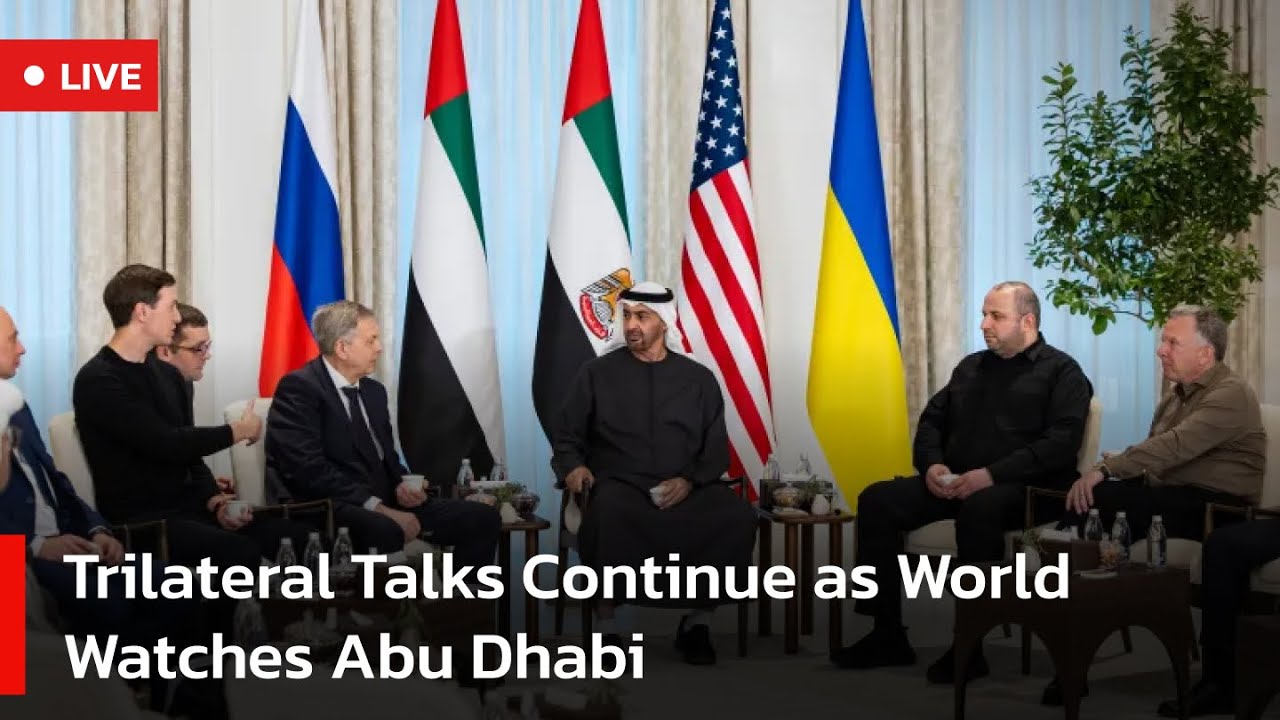 🔴LIVE: Abu Dhabi as Russia, Ukraine and U.S. Hold Trilateral Talks | AC1W