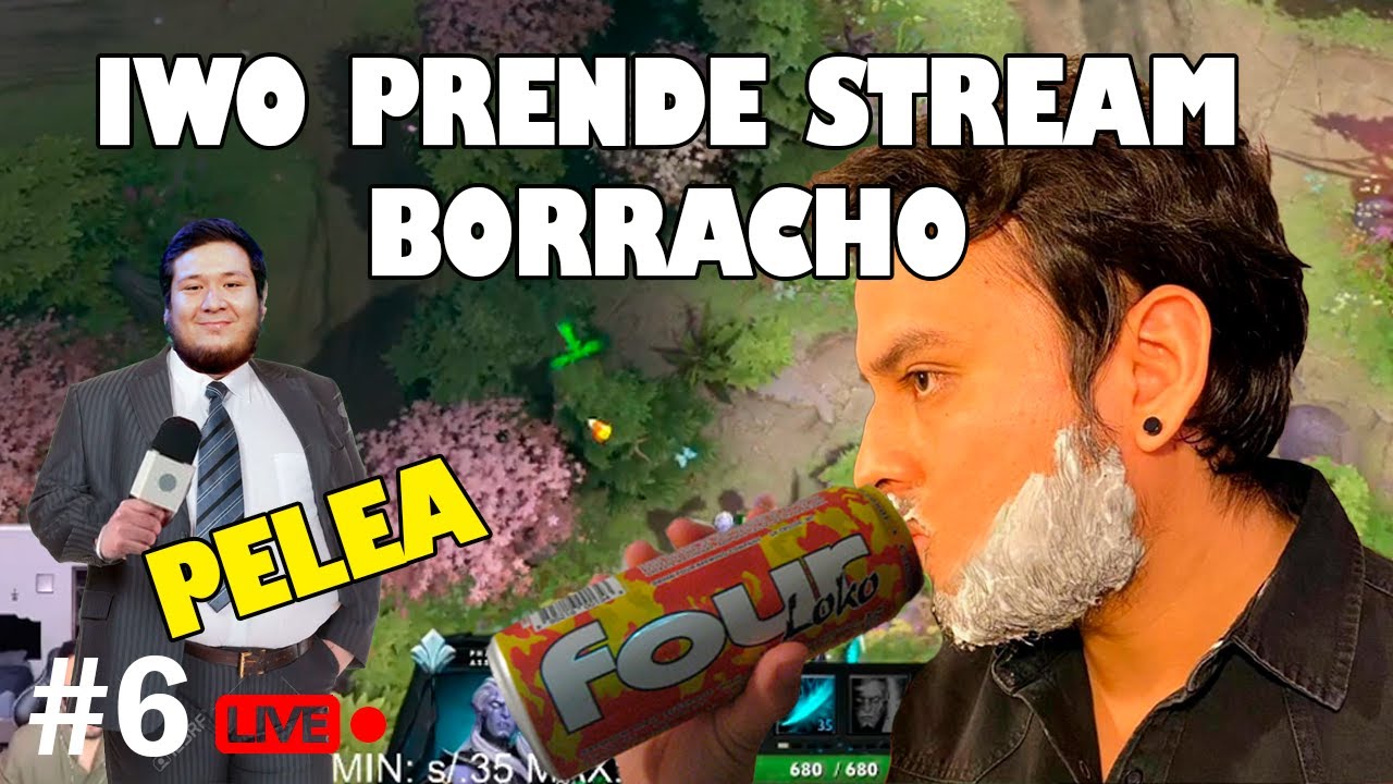 IWO PRENDE STREAM BORRACHO || REACCION AL FAJO DE BILLETES || RS 6