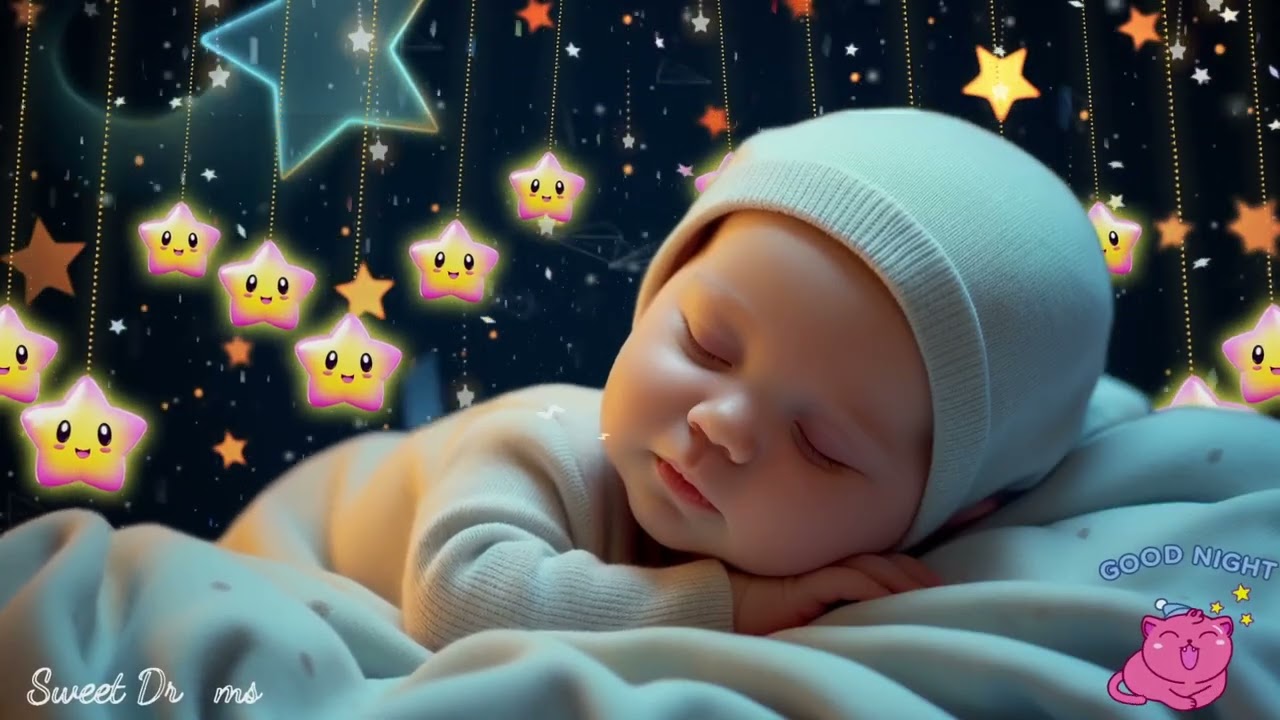 Baby Sleep Music 💤 Mozart & Brahms Lullabies | Gentle Music to Overcome Baby Insomnia 🌙