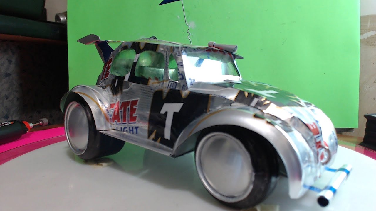 Volkswagen hecho con latas de aluminio tutorial cap. 2