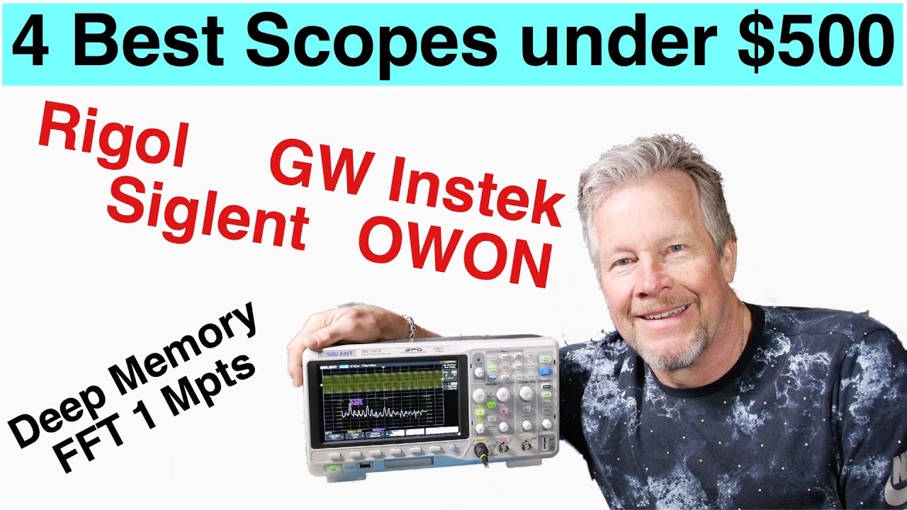Top 4 Oscilloscopes under $500 #bestoscilloscope #toposcilloscope #bestscope