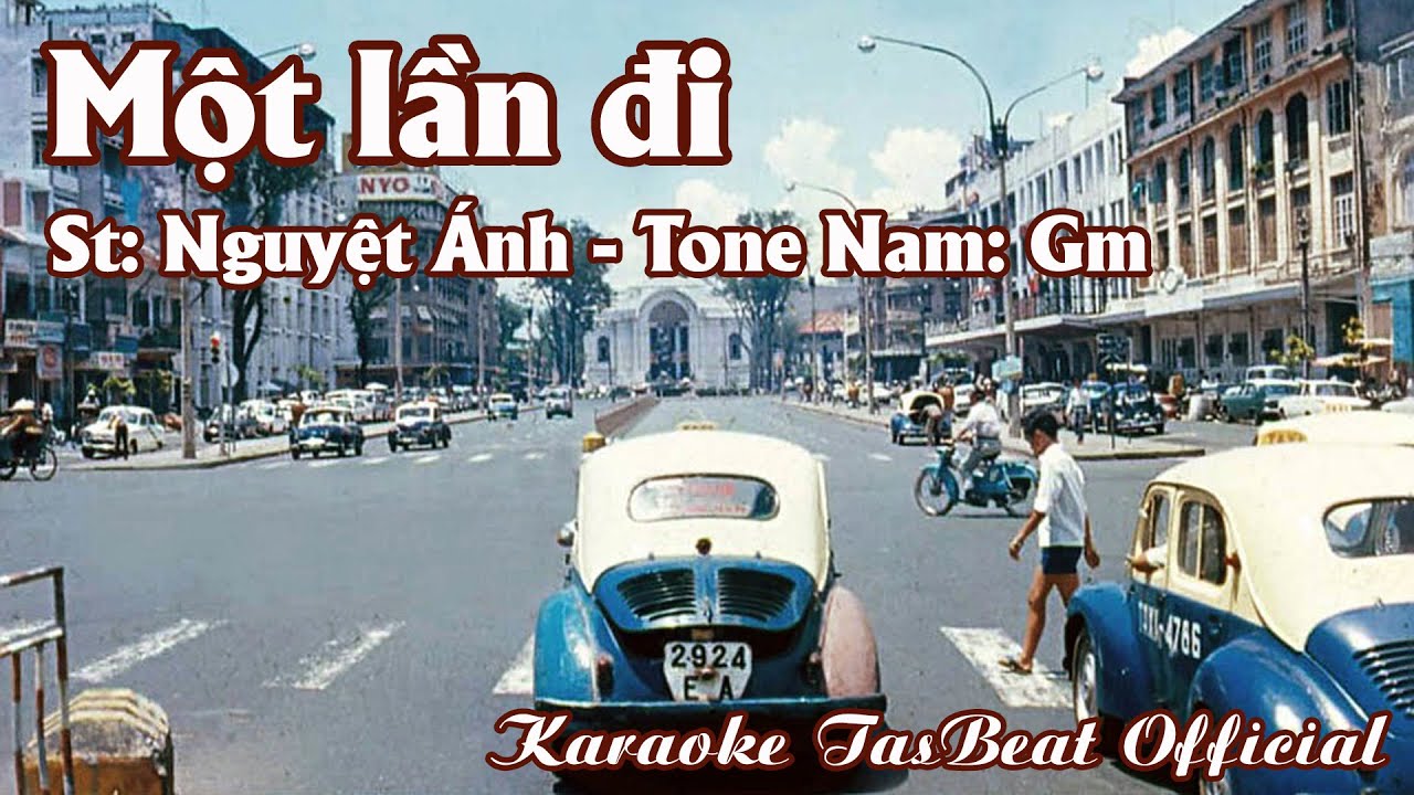 Karaoke Một Lần Đi Tone Nam | TAS BEAT