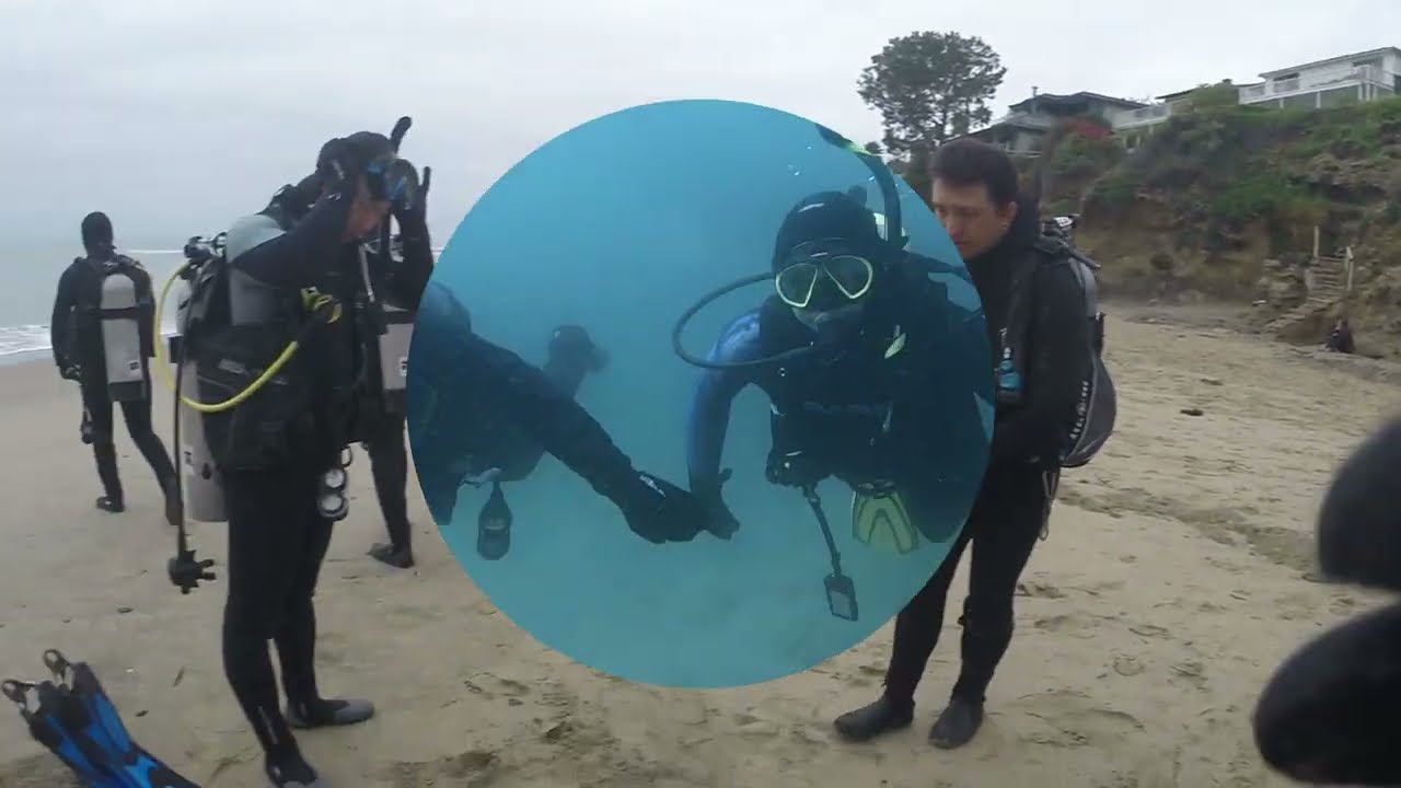 Shaws Cove, Laguna Beach, California, SCUBA Diving.