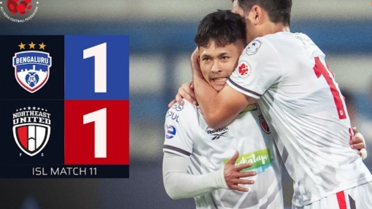 Bengaluru FC VS North East United FC 1.1   2026 ISL Live