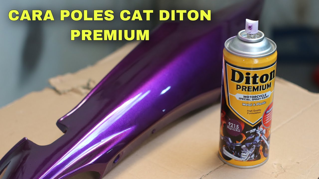 Biar Super Glowing!! Cara Poles Cat Diton Premium,,Alat Seadanya..