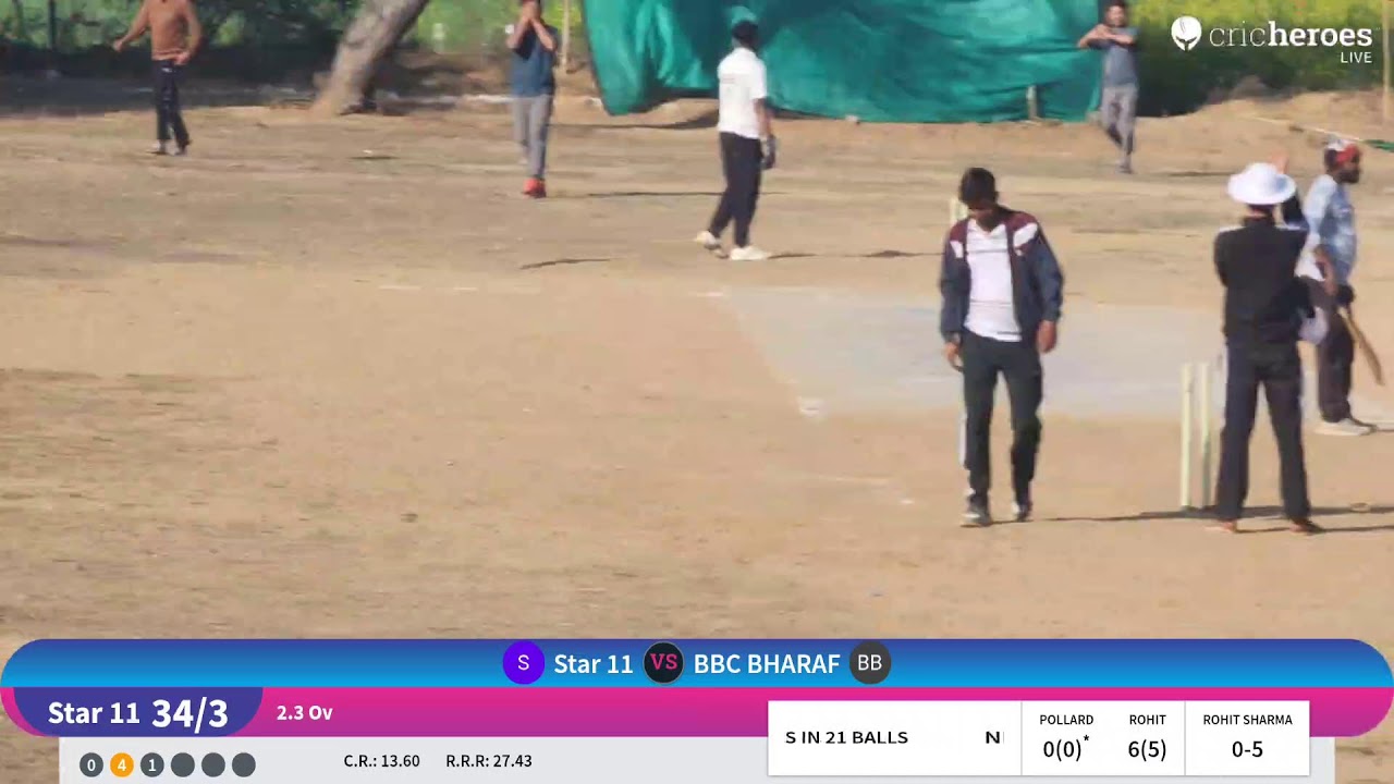 BBC BHARAF vs Star 11 live cricket match |  BBC Bharaf cricket tournament  live - Bharaf Mahendraga