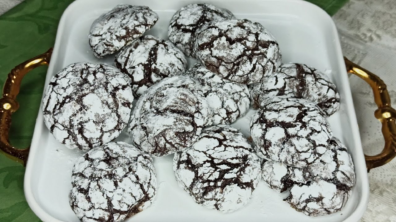 Browni tadında💯 çatlak kurabiye❗ az malzemeli#çatlakkurabiye#buronitsdındaçatlkkurabiye