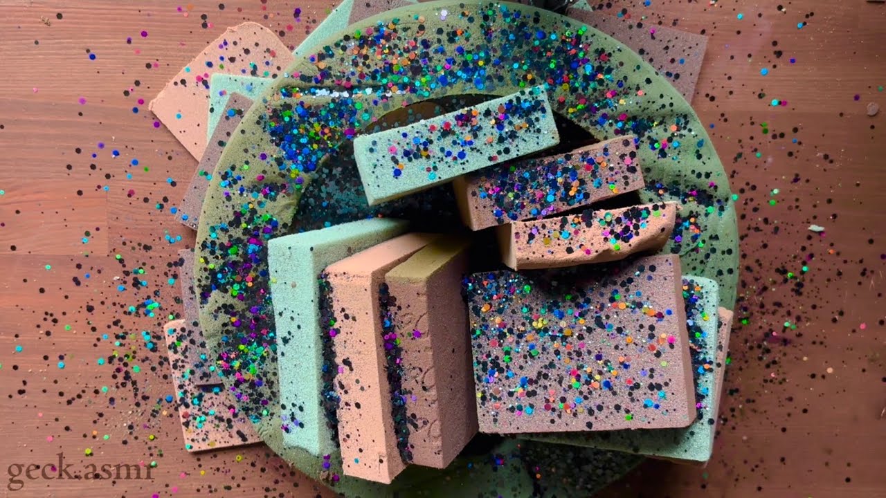 ❇️ ASMR - Floral Foam variety crush 🌟 Thank You for 1K on insta!! 
