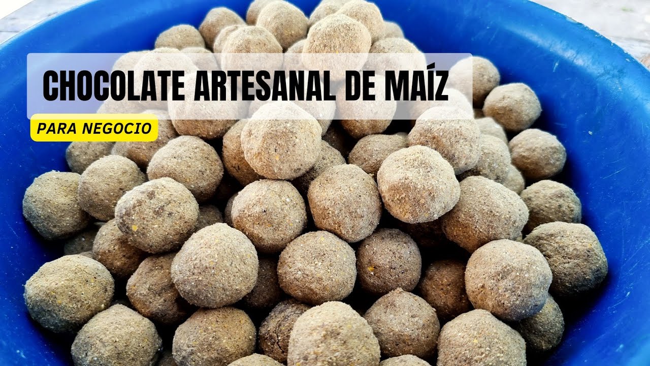 RECETA DE CHOCOLATE DE MAÍZ - CHOCOLATE ARTESANAL DE MAIZ - BOLAS DE CHOCOLATE DE MAÍZ CARIACO ❤️✔️