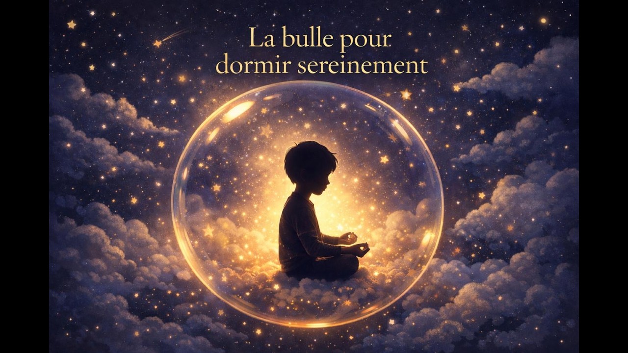 Méditation guidée enfant pour dormir sereinement – Bulle apaisante (8 min)