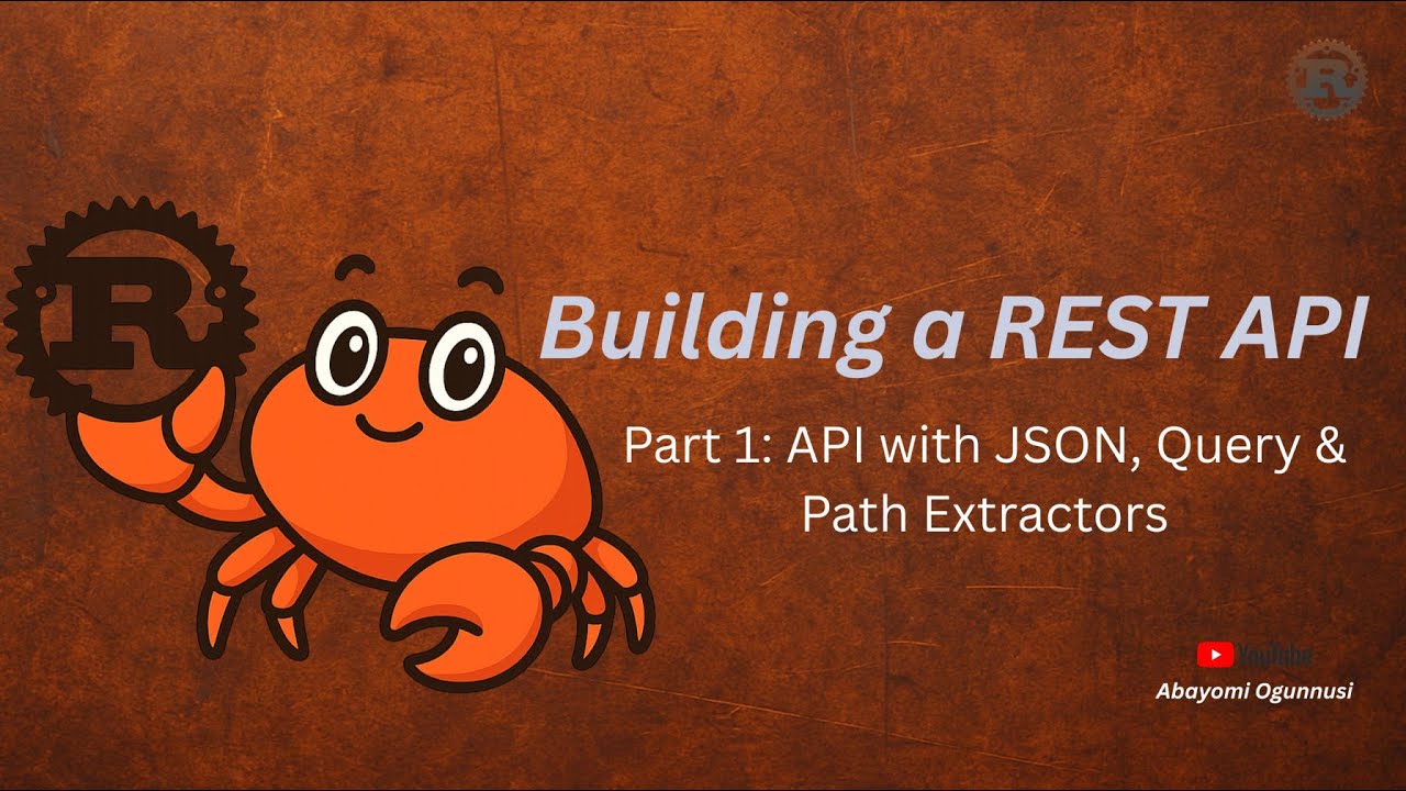 Rust Rest API - Part 1: JSON, Query & Path Extractors