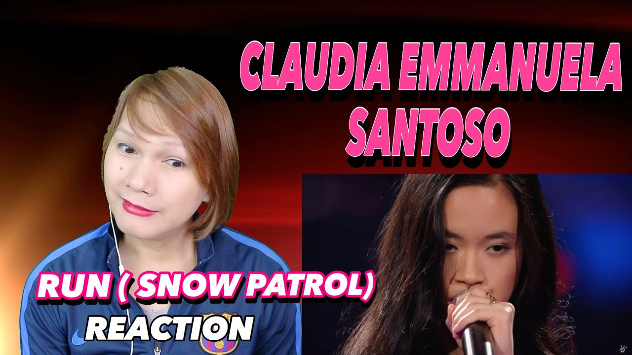 CLAUDIA EMMANUELA SANTOSO - RUN - THE VOICE GERMANY - REACTION