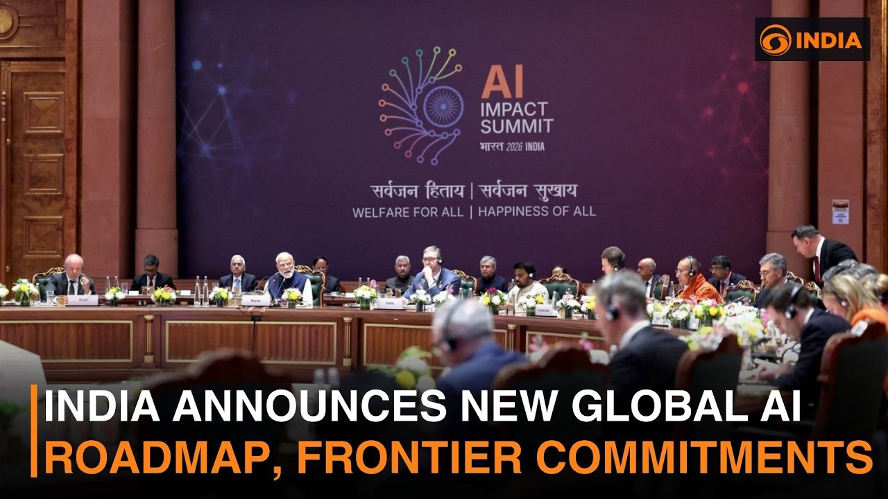 India Announces New Global AI Roadmap, Frontier Commitments & more news | DD India NewsHour