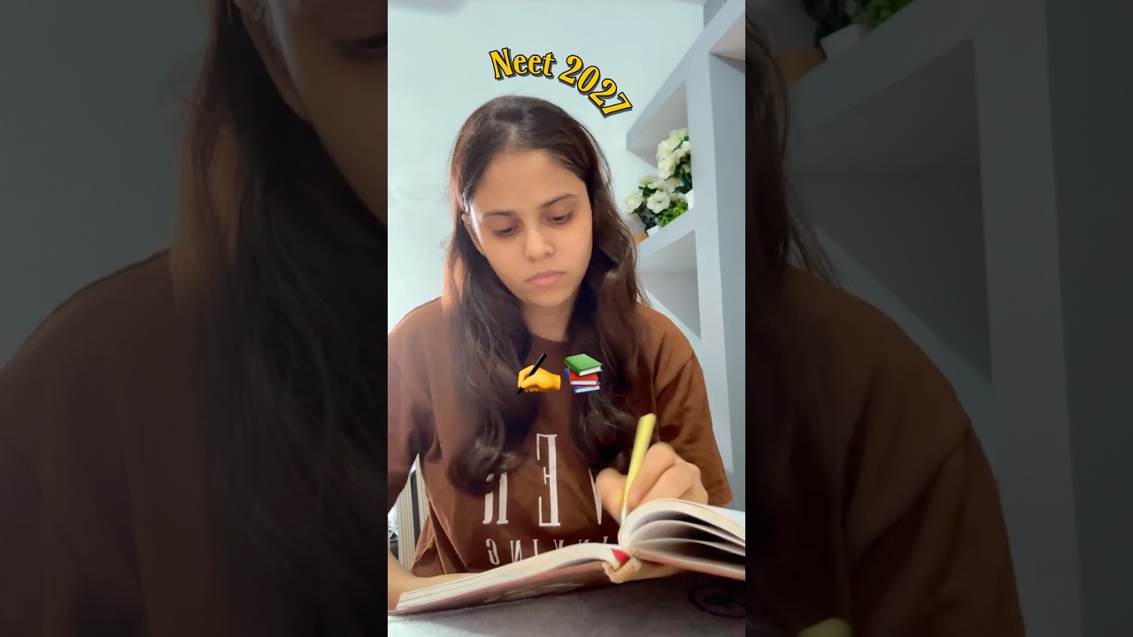 Neet 2027 Preparation Start ✍️📚 #study #studyvlog #neet #exam #shorts #trending #neet2027