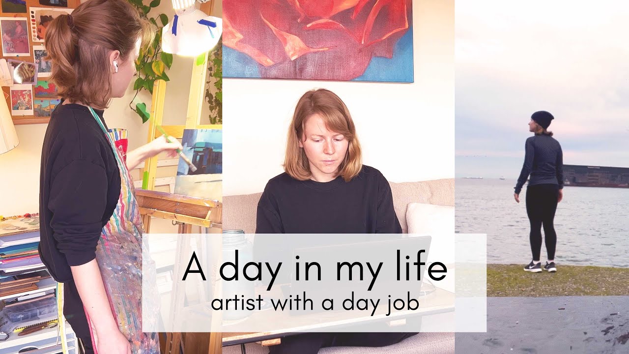 A day in my life: Artist with a day job ✯ life as a working artist
