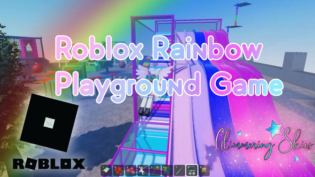 Roblox Rainbow Playground Game | Glimmering Skies #roblox #gaming #fypyoutube #fyp