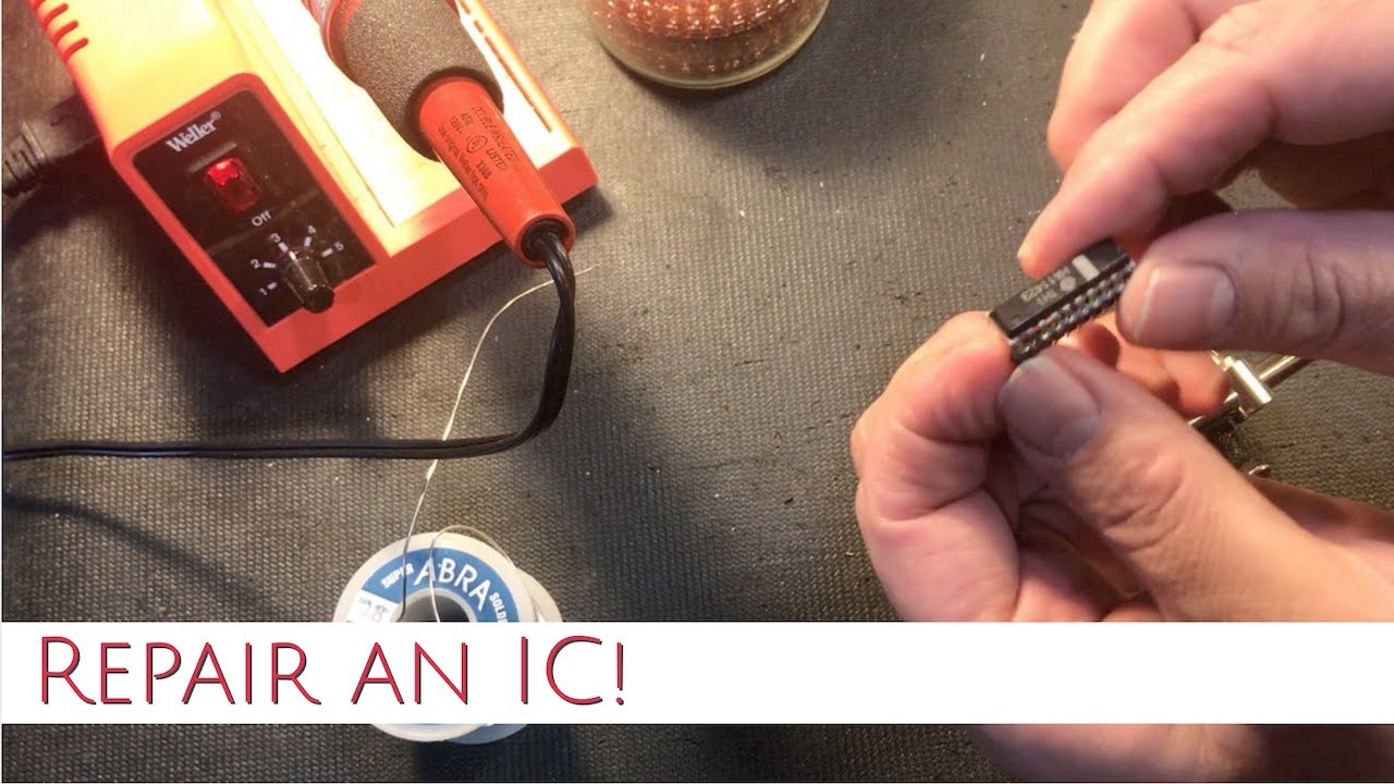 How to Fix a Broken Integrated Circuit (IC) // Electronic Repairs
