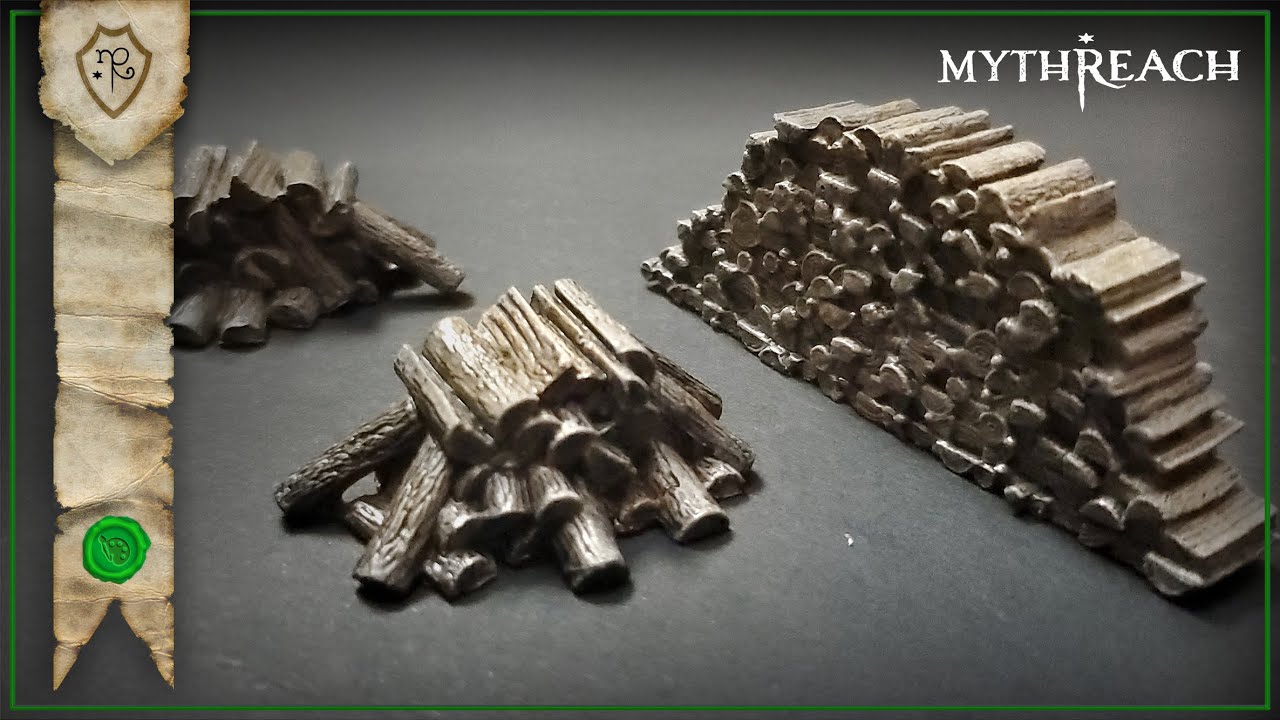 How I Paint... the Piles of Wood from WizKids