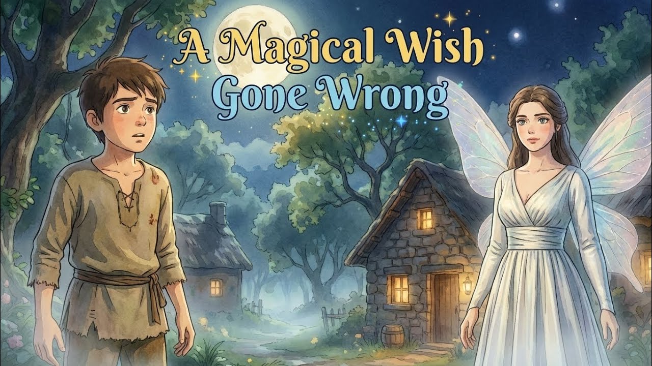 A Magical Wish Gone Wrong | Life Lesson Story | Fairy tale Story Ghibli style 