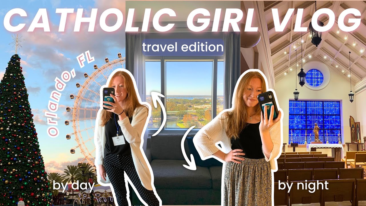 CATHOLIC GIRL SOLO TRAVEL VLOG! orlando, fl 🌴 catholic struggles, first byzantine liturgy