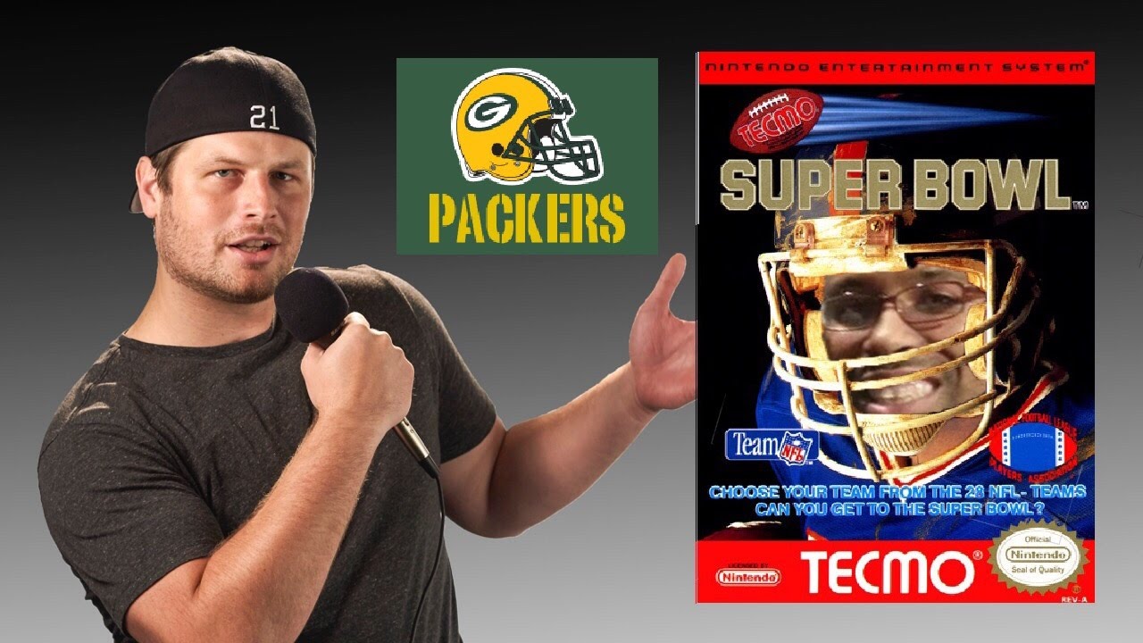 Tecmo Super Bowl - NES - Green Bay Packers - Tecmo Madison XIII Training with Mort