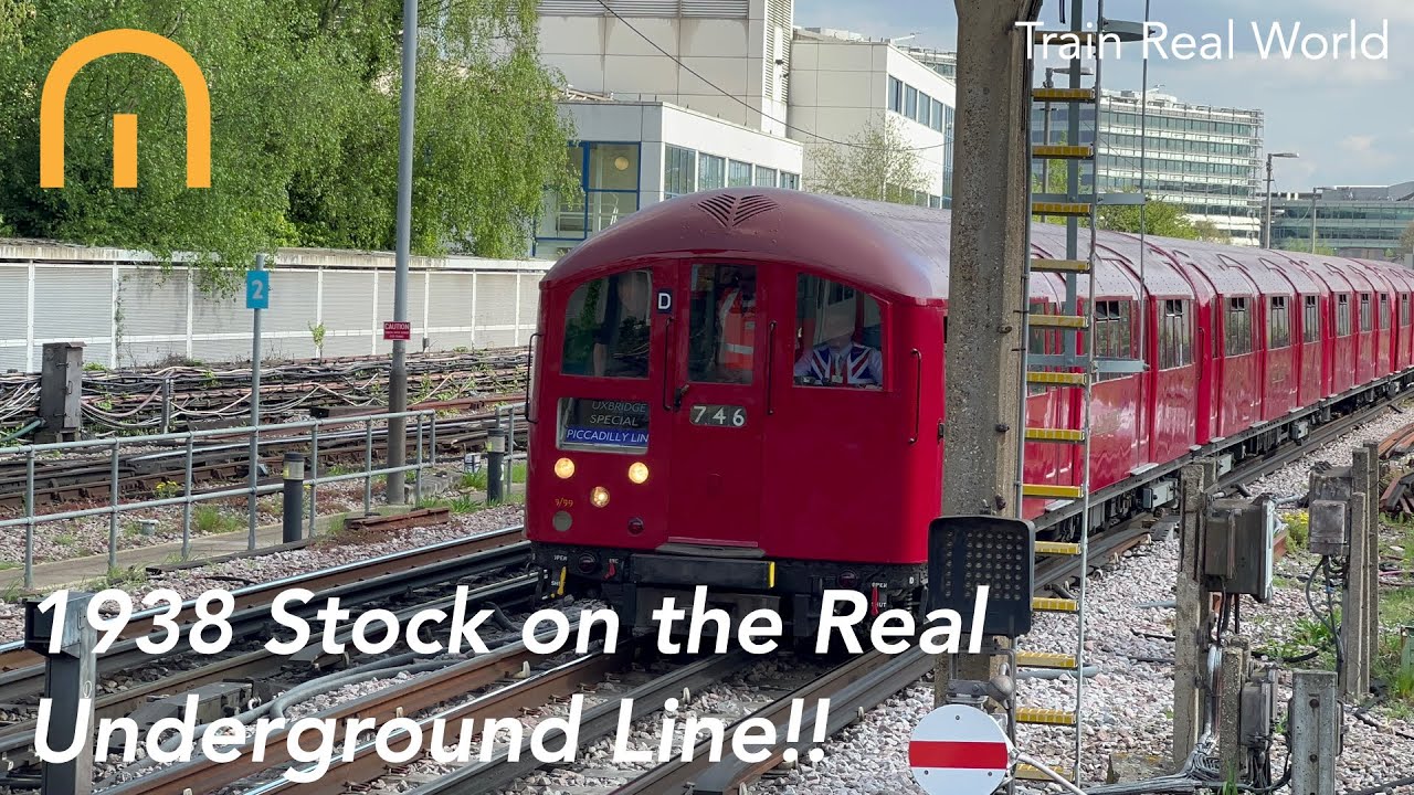 The 1938 Tube Stock on the Main Underground Line!! - Acton Town to Uxbridge
