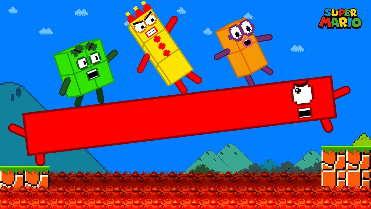 Finish the pattern? Number 2 3 4 crossing Number 1 STRETCHY bridge | Game Animation