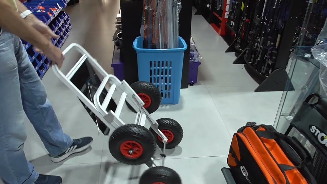 83018 CARRO DE SURFCASTING 4X4 CON BANDEJA LATOURE COLOR BLANCO