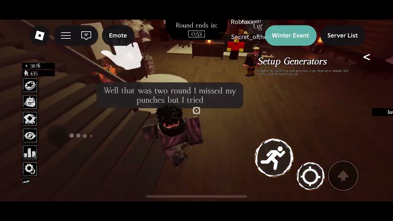 I’m playing three rounds of forsaken