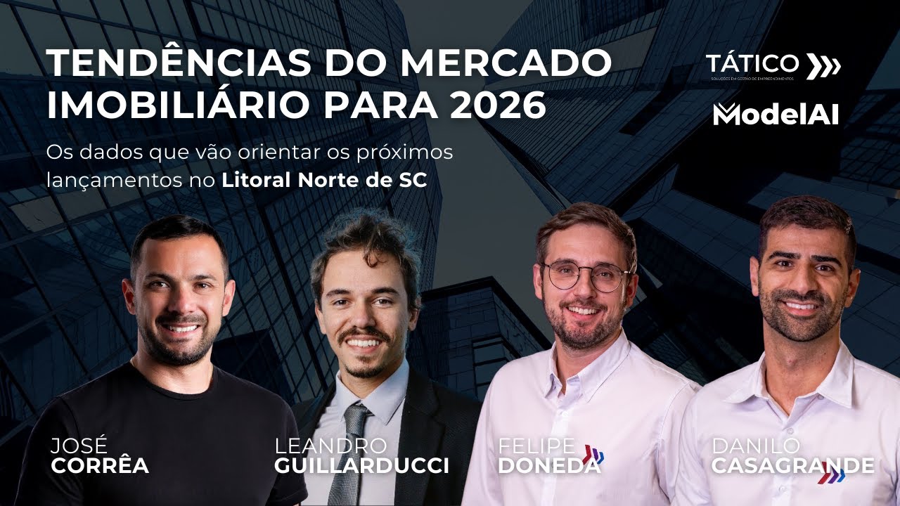 WEBINAR TÁTICO + MODELAI | Tendências Mercado Imobiliário para 2026