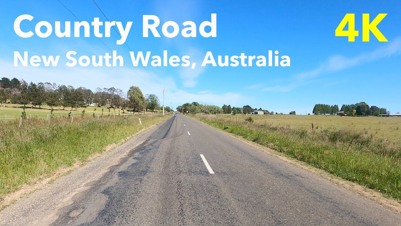 [4K] Drive on Country Roads｜Australia｜Yarrawa Rd, Moss Vale to Sallys Corner Rd, Exeter｜20mins