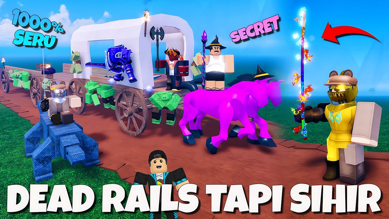 SERU BANGET!! Dead Rails Tapi Versi SIHIR & Jadi Penyihir 🔥🧙‍♂️🔥 | Dead Spells Indonesia