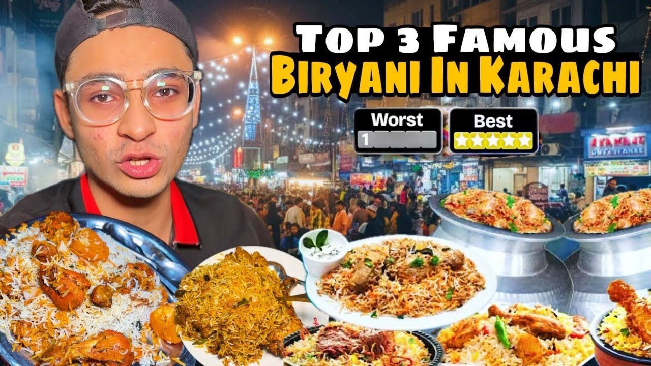 I Tried TOP 3 Biryani Spots in Karachi | Here's My Honest Ranking