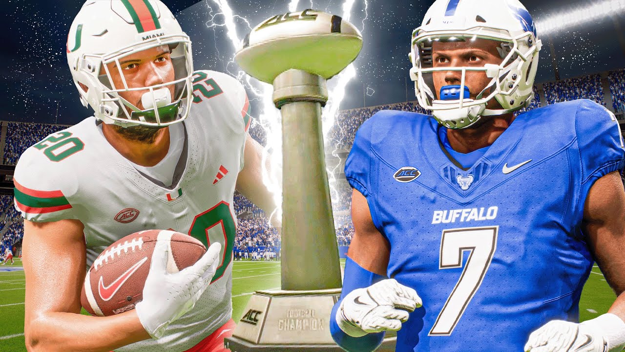 Playing Miami for the ACC Championship | College Football 25 Buffalo Dynasty | 98
