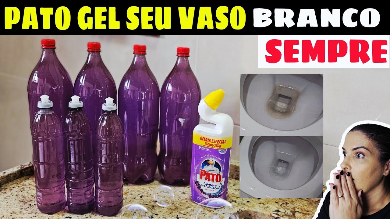 PATO GEL CASEIRO QUE LIMPA MIL VEZES  MAIS QUE DO MERCADO!😱