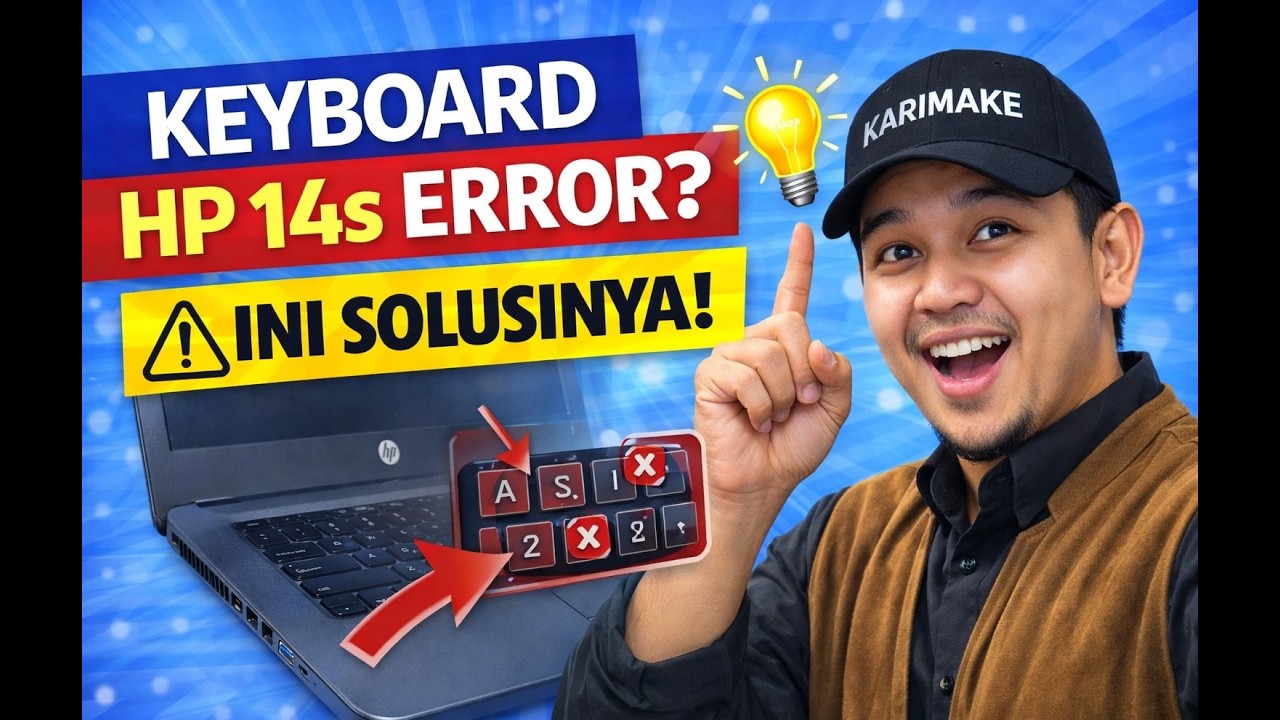 Keyboard Laptop HP 14s Error / Mati? Jangan Panik, Coba Ini!