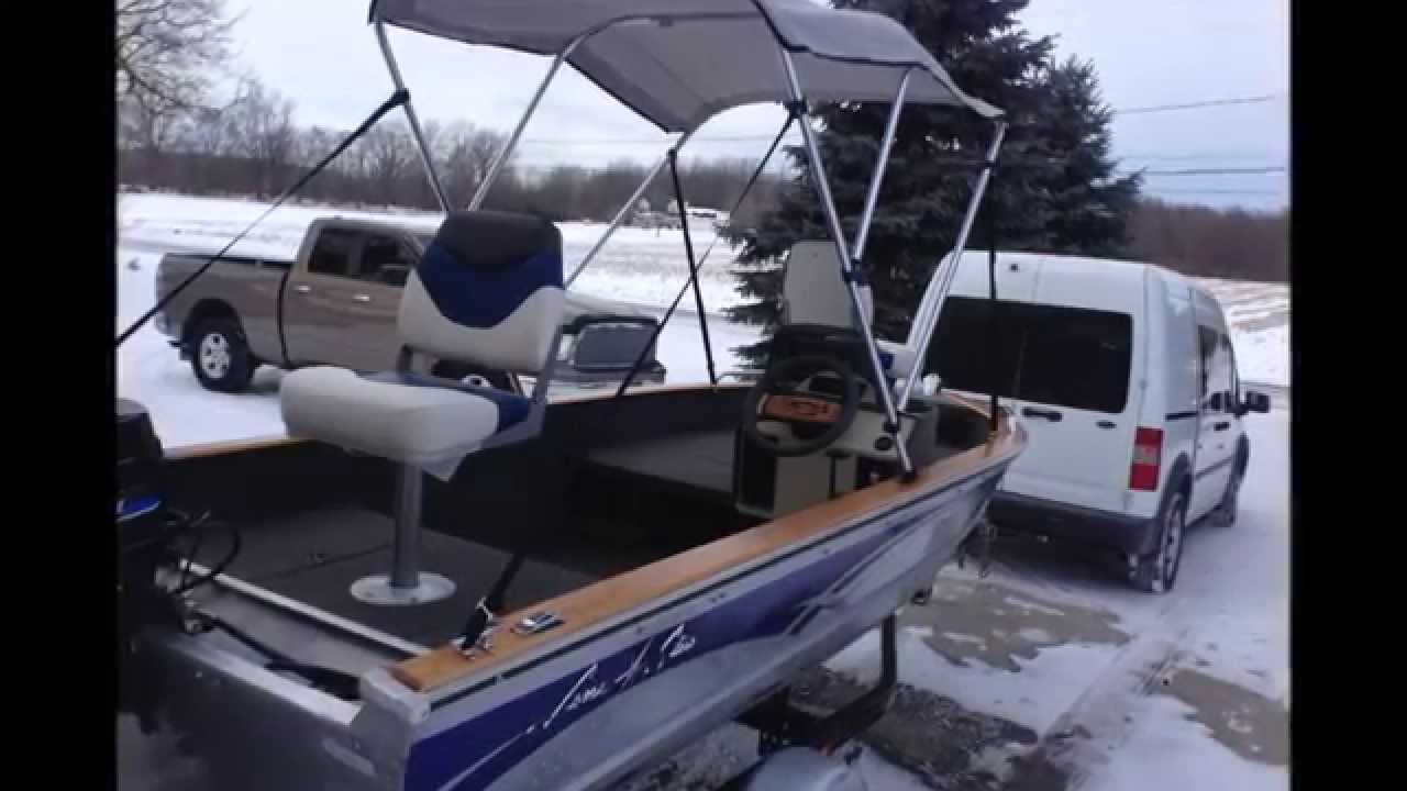 14 ft Aluminum Fishing / Bass  Boat Restoration