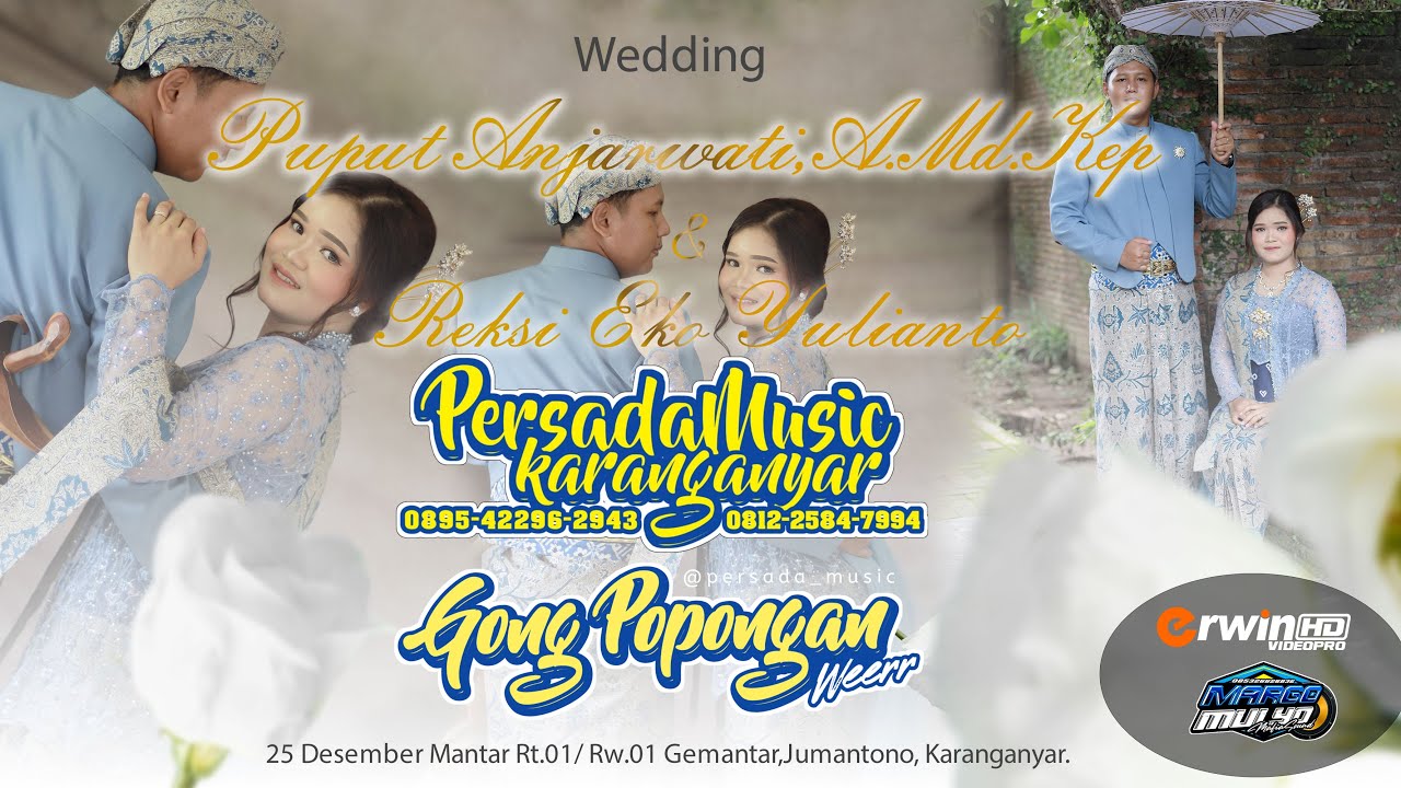 PERSADA MUSIK || Wedding Puput Anjarwati,A.Md.Kep & Reksi Eko Yulianto || Mantar,25 Desember 2025