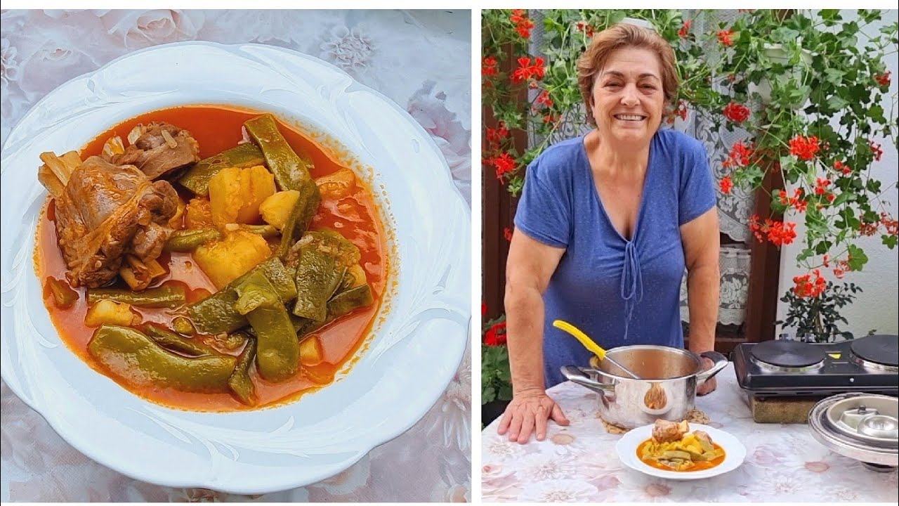 Güler`s Küche👩🏻‍🍳 - #gardensession - grüne Bohnen mit Lamm