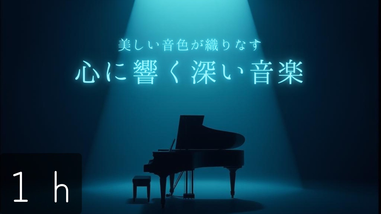 【睡眠用】心に響く深い音楽 | 美しい音色たち | 貴方に寄り添うピアノ | Drifting into Sleep | Embrace the Night
