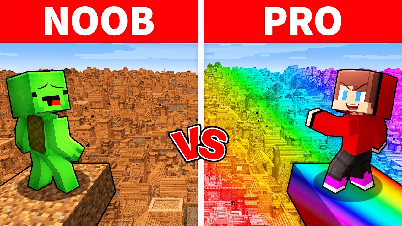 Mikey NOOB vs JJ PRO Minecraft Village - Maizen