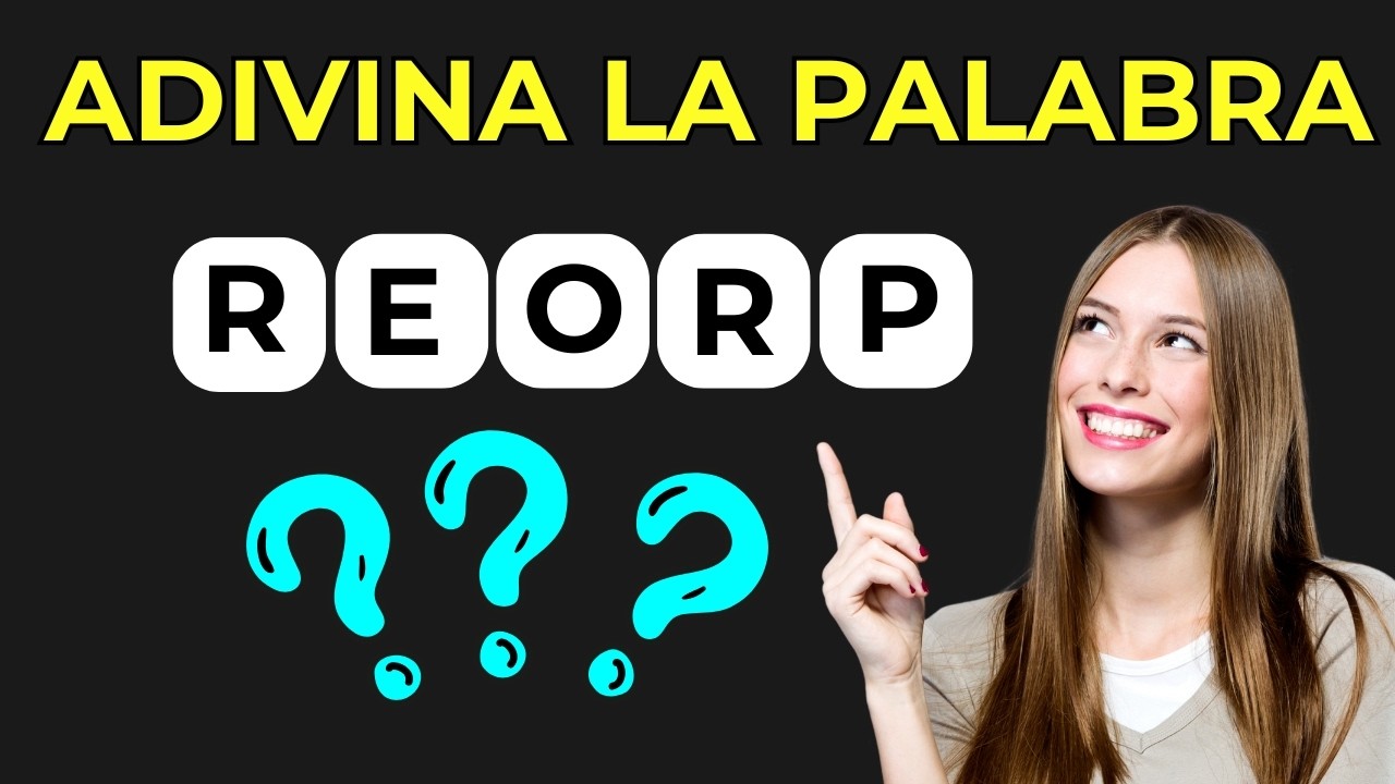 Ordena las letras 🧠 Adivina la Palabra 🎓 Anagramas de Animales