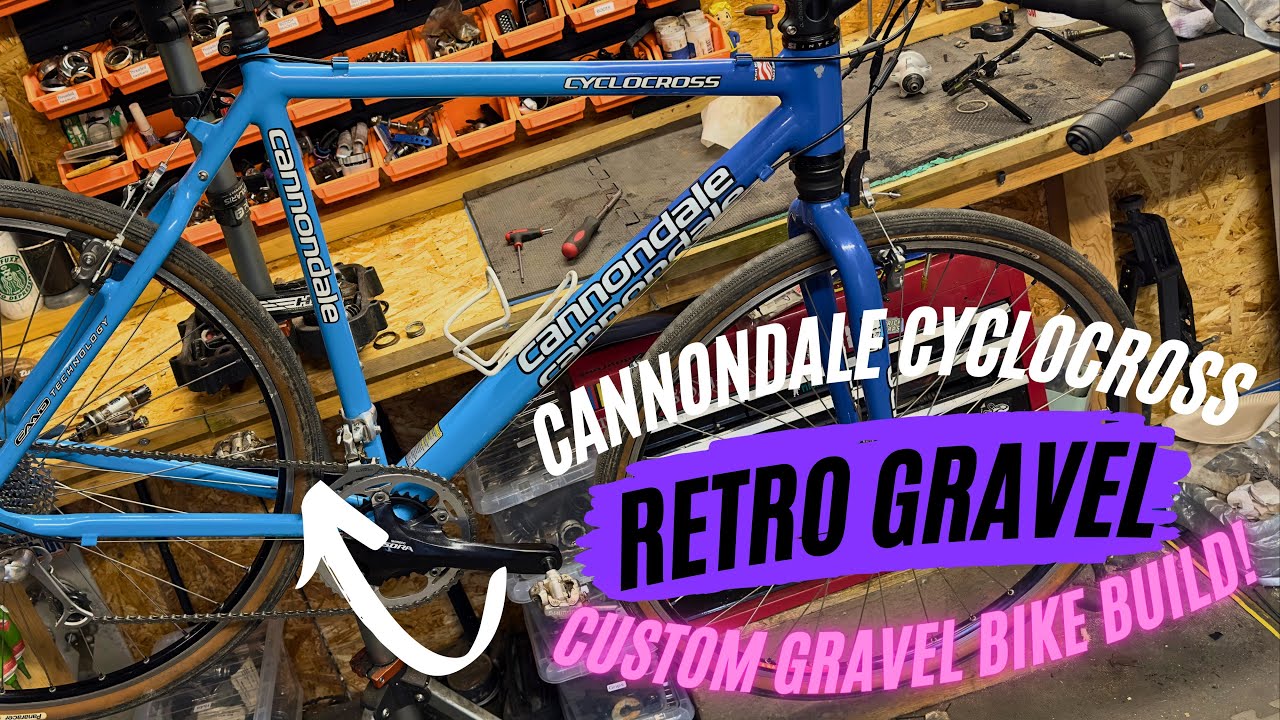 Custom Cannondale Cyclocross Retro Gravel Bike Build